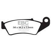 EBC FA185TT KAWASAKI KLX 250 , GAS GAS EC250, YAMAHA WR 250 /450 ÖN FREN BALATASI - 1