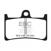 EBC FA252HH YAMAHA MT-07 / MT-09 SİNTER ÖN FREN BALATASI - 1