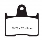 EBC FA254V HARLEY DAVIDSON XL883 /XL1200 ROADSTER 14-20 YARI SİNTER ARKA FREN BALA - 1