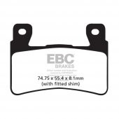 EBC FA265HH HONDA CBR900 , VTR1000 SİNTER ÖN FREN BALATASI - 1