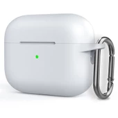 Smcase Apple Airpods Pro 2 Kılıf Mat Kancalı Silikon  İp SF16 - 3