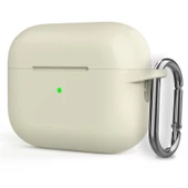 Smcase Apple Airpods Pro 2 Kılıf Mat Kancalı Silikon  İp SF16 - 1