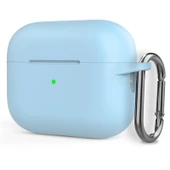 Smcase Apple Airpods Pro 2 Kılıf Mat Kancalı Silikon  İp SF16 - 9