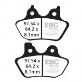 EBC FA400V HARLEY DAVIDSON 03-11 ÖN ARKA YARI SINTER FREN BALATASI - 1