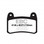 EBC FA658 BENELLI TRK/BN251 - CF MOTO NK150 ÖN FREN BALATASI - 1