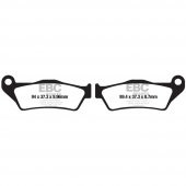 EBC FA671HH BMW K1200S-R / K1300 S-R SINTER ARKA FREN BALATASI - 1