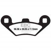 EBC SFA650HH PEUGEOT METROPOLIS 400 SINTER ÖN-ARKA FREN BALATASI - 1
