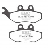 EBC SFAC194 PIAGGIO - VESPA GRIMECA CALIPER , YAMAHA XT125 X CARBON ÖN FREN BALATAS - 2