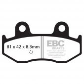 EBC SFAC411 SUZUKI BURGMAN 400 01-06 , BURGMAN 250 01-02 CARBON ARKA FREN BALATASI - 1