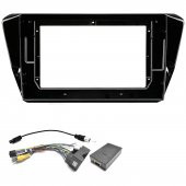 NOİSER Skoda SuperB 2015 - 2018 ANDROİD TEYP ÇERÇEVE (10 inch) - SOKET - CANBUS - 1