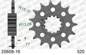 AFAM HONDA CB 900 Hornet ÇELİK ÖN DİŞLİ #520 20608-16 - 1