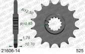 AFAM COUNTERSHAFT SPROCKET #525 21606-14 - 1