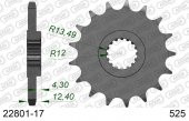 AFAM SUZUKI GSX-R 1000 ABS ÇELİK ÖN DİŞLİ #525 22801-17 - 1