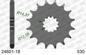 AFAM KAWASAKI ZX-12R Ninja (ZX1200) ÇELİK ÖN DİŞLİ #530 24601-18 - 1