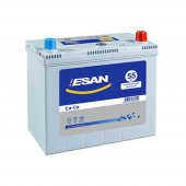 ESAN 55Ah TAM KAPAKLI NS60 XP GRİ GRİ DÜZ KUTUP - 1