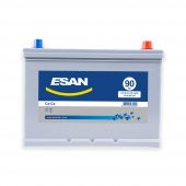 ESAN 90Ah TAM KAPAKLI JAPON N70 GRİ GRİ DÜZ KUTUP - 1