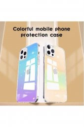 İphone 14 Pro Max Gökkuşağı Rainbow Kılıf Kapak thumbnail 4