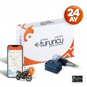 TURUNCU MOTOSİKLET TAKİP CİHAZI ( 24 AYLIK ) + BUZZER - 1