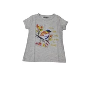 İFBA DALDAKİ KUŞ BASKILI KIZ ÇOCUK T-SHİRT - 3