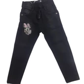 ELEYSA MİNNİE NAKIŞLI LİKRALI KIZ ÇOCUK KOT PANTOLON thumbnail 1