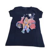 İFBA MOTOSİKLETLİ KIZ BASKILI KIZ ÇOCUK T-SHİRT thumbnail 8