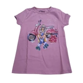 İFBA MOTOSİKLETLİ KIZ BASKILI KIZ ÇOCUK T-SHİRT thumbnail 2