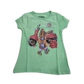 İFBA MOTOSİKLETLİ KIZ BASKILI KIZ ÇOCUK T-SHİRT thumbnail 4