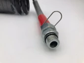 DORSE HORTUMU 8 X 12 MM 5.5 MT SİYAH UÇLARI KIRMIZI M16X1.5 REKORLU - 4