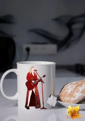 Taylor Swift Temalı Yazılı Özel Tasarım Baskılı Kupa Bardak Hediye Çay-Kahve Bardağı Swiftie Müzik - 1