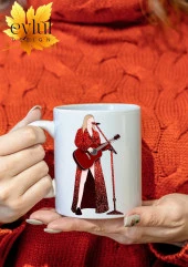 Taylor Swift Temalı Yazılı Özel Tasarım Baskılı Kupa Bardak Hediye Çay-Kahve Bardağı Swiftie Müzik - 2