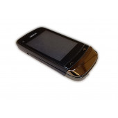 Nokia C2-02 Kasa Kapak Tuş Takımı C2-02 Uyumlu Siyah Renk Orta Kasa Ön Kapak Arka Kapak Tuş Takımı - 2