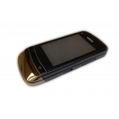 Nokia C2-02 Kasa Kapak Tuş Takımı C2-02 Uyumlu Siyah Renk Orta Kasa Ön Kapak Arka Kapak Tuş Takımı - 3