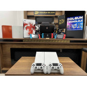 PlayStation 4 Beyaz 500 GB Çift Kol  Playstation4 - ps4 - PS4 - Ps4 (İKİNCİ EL) - 1