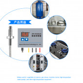 ZFX-W3013A 220V 0-1000C  2200w Yüksek Derece Termostat - 5