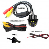 Yate10 Hareketli Çizgili Trajectory Tecnology Işıklı Arka Görüş Kamerası - 2