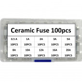 YATE10 5x20 Seramik Sigorta Seti 100X 10 Tür Kutulu - 3