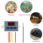 YATE10 W3002 12V 10A Dijital Termostat Kuluçka Makinalarına Uygun Hassas - 5