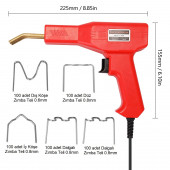 Plastik Zımba Teli Kaynak Makinası 50W/220V+500 Adet Tel - 4