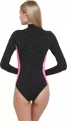 Cressi Termico Lady Shorty Uzun Kol Yüzücü Elbisesi  BLACK / PINK / WHITE 2MM - NO:5 / XL - 7