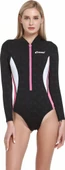 Cressi Termico Lady Shorty Uzun Kol Yüzücü Elbisesi  BLACK / PINK / WHITE 2MM - NO:5 / XL - 3
