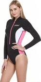 Cressi Termico Lady Shorty Uzun Kol Yüzücü Elbisesi  BLACK / PINK / WHITE 2MM - NO:5 / XL - 6