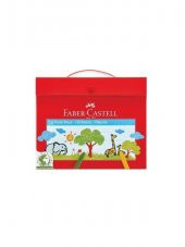 FABER CASTELL PLASTİK ÇANTALI PASTEL BOYA 24 RENK - 1