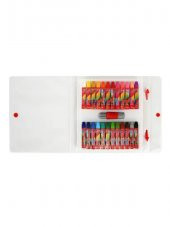 FABER CASTELL PLASTİK ÇANTALI PASTEL BOYA 24 RENK - 2