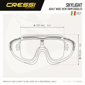 Cressi Skylight Deniz Gözlüğü  WHITE-PINK - 5