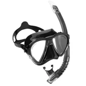 Cressi Matrix Maske Gamma Şnorkel Seti  BLACK-BLACK - 1