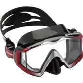 Cressi Liberty Triside Dalış Maskesi  BLACK - RED - SILVER - 4