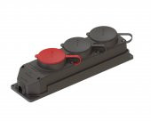 Ne-Ad 3x25A + 1x16A 2 Adet  Kauçuk Grup Priz - 1