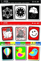 Bebeğimin İlk Zeka Kartları Flash Cards Zihinsel Gelişime Yardımcı - 5