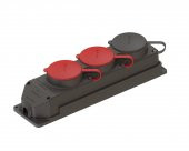 Ne-Ad 3x25A 2 Adet + 1x16A Kauçuk Grup Priz - 1