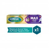 Corega Maksimum Güç Kontrol + Tutuş Diş Protezi Yapıştırıcı Krem 40 gr 8681291002076 - 1